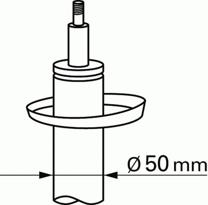 SACHS Shock Absorber for Audi/VW 312267