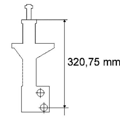 Boge Shock Absorber Front Axle 32-A70-0