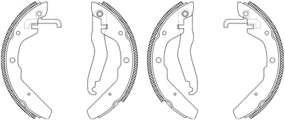 HELLA Brake Shoe Set - Q1175 - for e.g. VOLKSWAGEN 8DB355003-501