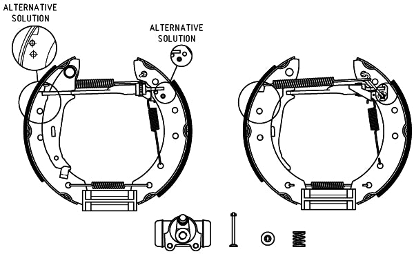 HELLA Brake Shoe Set - R0770 - for e.g. RENAULT 8DB355004-431