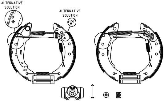 HELLA Brake Shoe Set - R0770 - for e.g. RENAULT 8DB355004-431