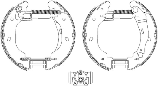 HELLA Brake Shoe Set - R1298 - for e.g. FORD 8DB355005-081
