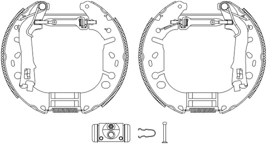 HELLA Brake Shoe Set - R1310 - for e.g. OPEL / VAUXHALL 8DB355005-191
