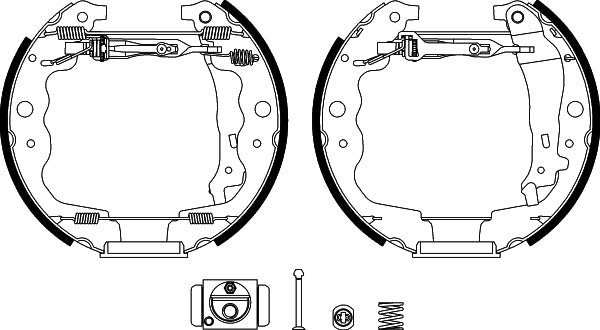 HELLA Brake Shoe Set - R1377 - for e.g. DACIA / RENAULT 8DB355022-561