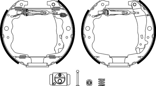 HELLA Brake Shoe Set - R1377 - for e.g. DACIA / RENAULT 8DB355022-561