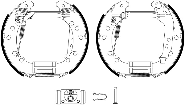 HELLA Brake Shoe Set - R1352 - for e.g. TOYOTA 8DB355022-791