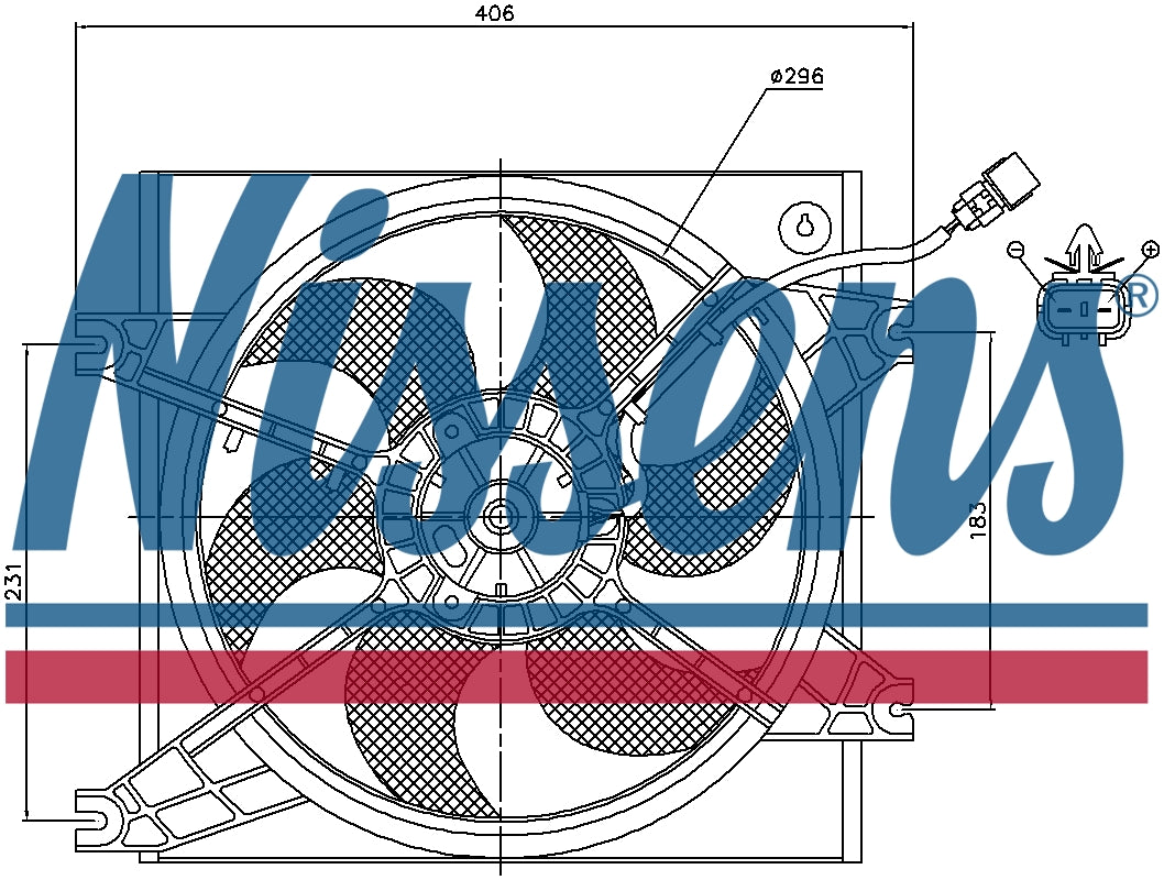 NISSENS Radiator Cooling Fan 85085