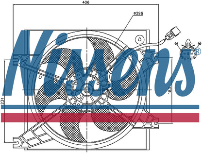 NISSENS Radiator Cooling Fan 85085