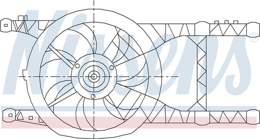 NISSENS Radiator Cooling Fan OE Quality - 85485