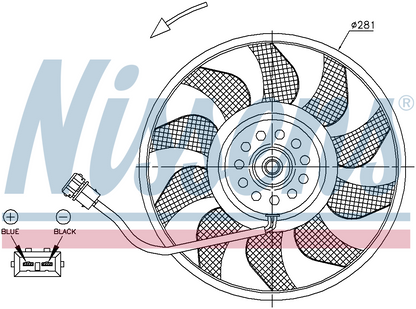 Nissens Radiator Cooling Fan 85618