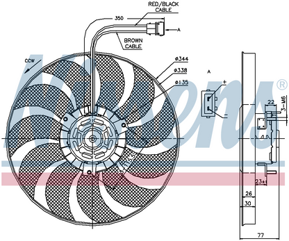 Nissens Radiator Cooling Fan 85676