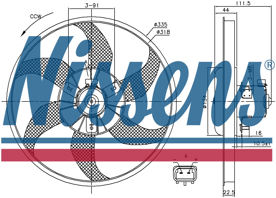NISSENS Radiator Cooling Fan 85782