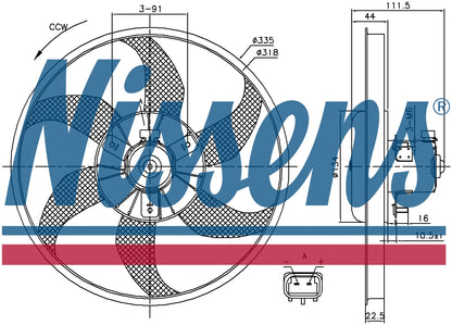 NISSENS Radiator Cooling Fan 85782