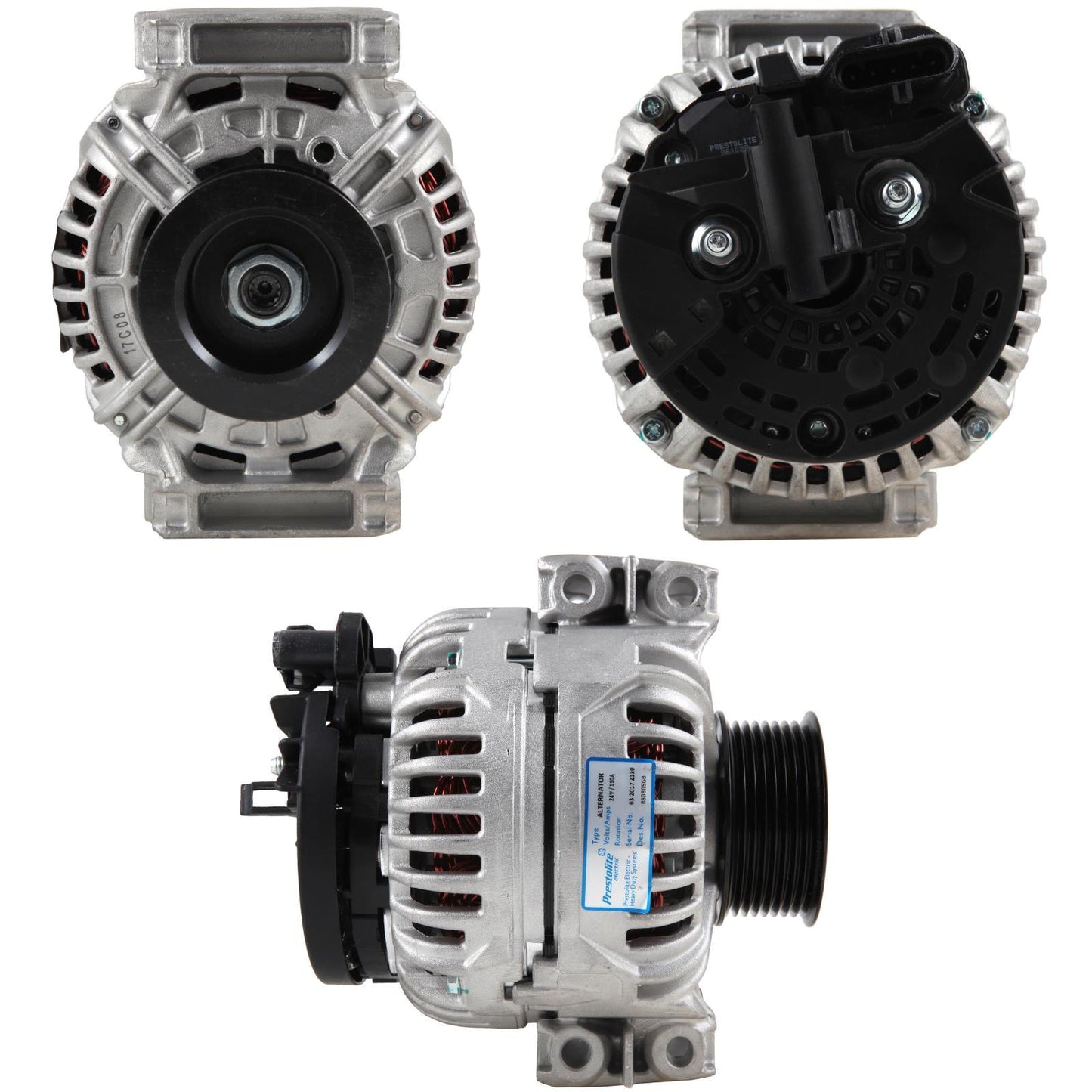 Prestolite New Alternator for Scania 100A 860805GB