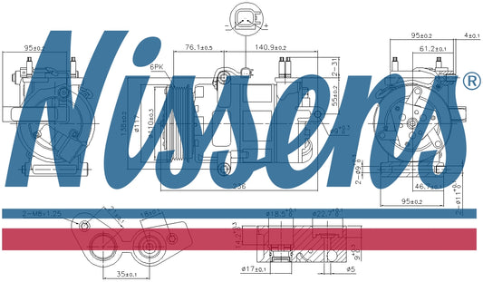 NISSENS Aircon Compressor 890217