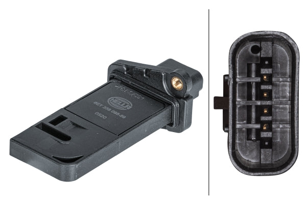 HELLA Mass Air Flow Sensor - 4-pin connector - Fitting 8ET358095-591