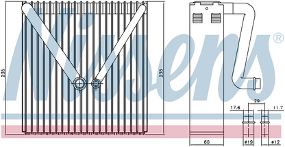 Nissens Aircon Evaporator 92234