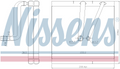Nissens Aircon Evaporator 92381