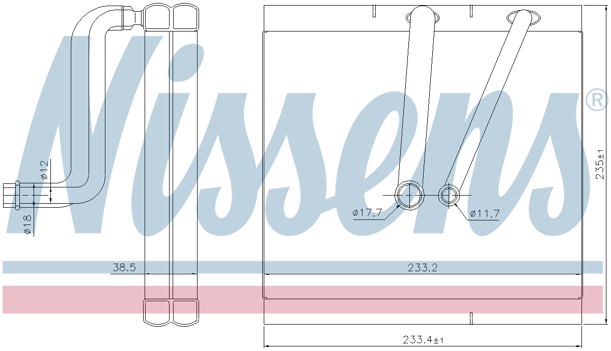 Nissens Aircon Evaporator 92381