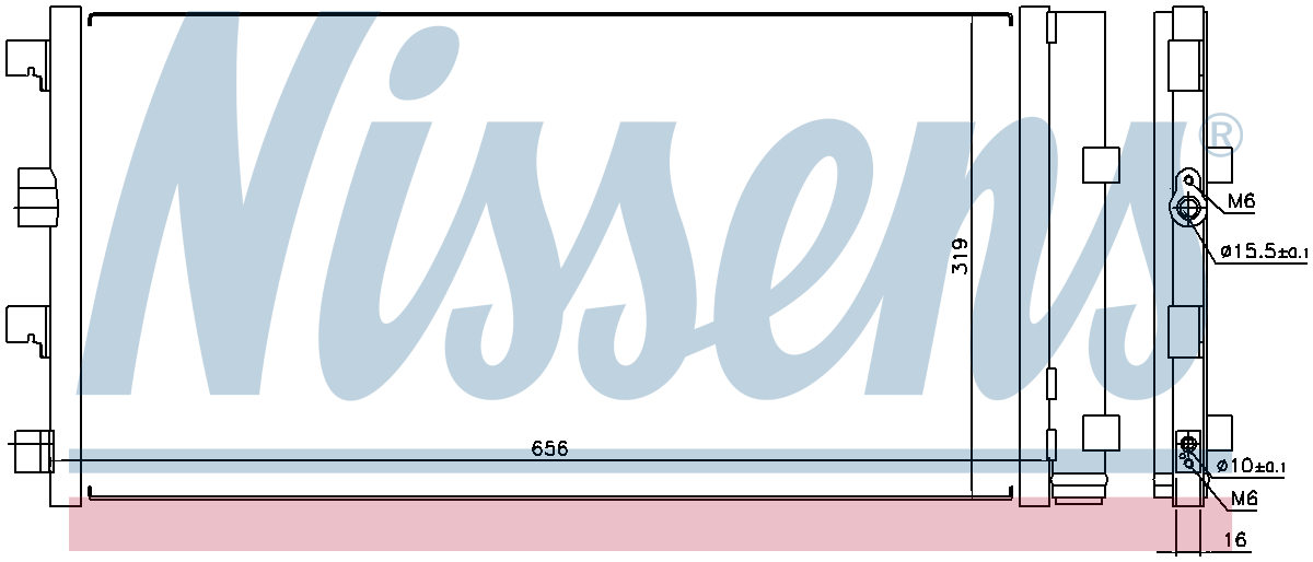 Nissens Aircon Condenser 940161