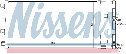 Nissens Aircon Condenser 940161