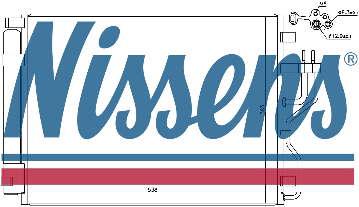 NISSENS Aircon Condenser 940207
