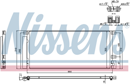 Nissens Aircon Condenser 940388