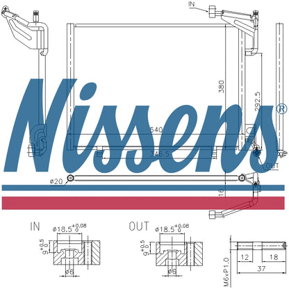 NISSENS Aircon Condenser 940523