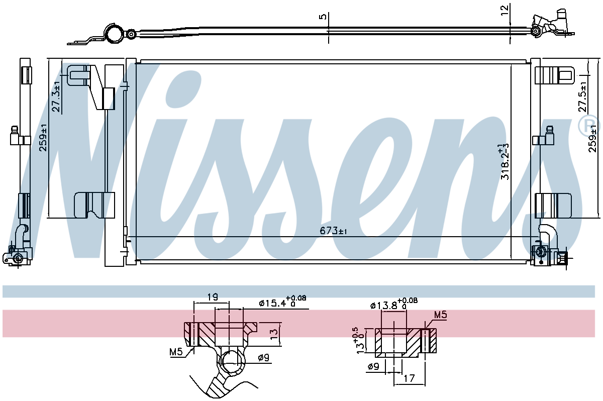 Nissens Aircon Condenser 940752