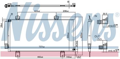 Nissens Aircon Condenser 941039