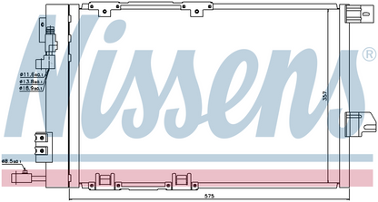 Nissens Aircon Condenser 94384