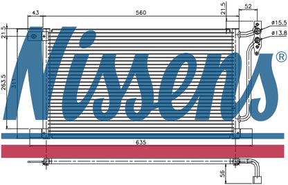 NISSENS Aircon Condenser 94527