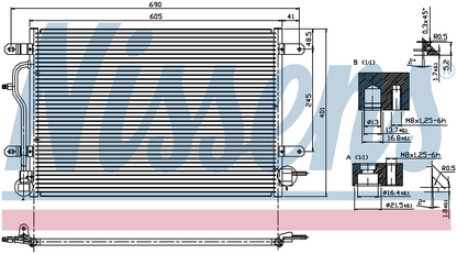 Nissens Aircon Condenser 94583