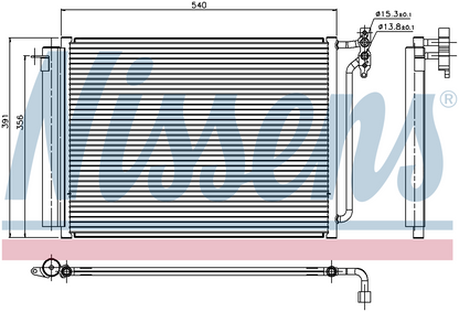Nissens Aircon Condenser 94605