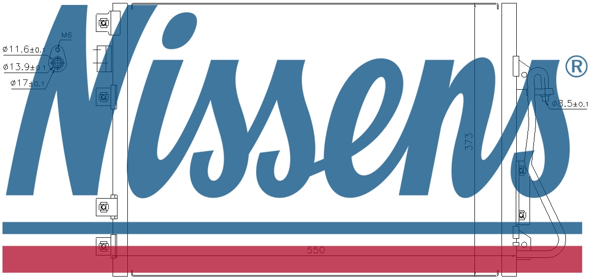 NISSENS Aircon Condenser 94657