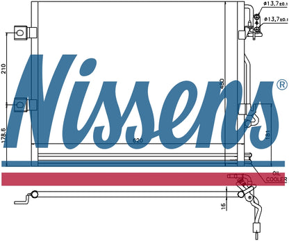 NISSENS Aircon Condenser 94858