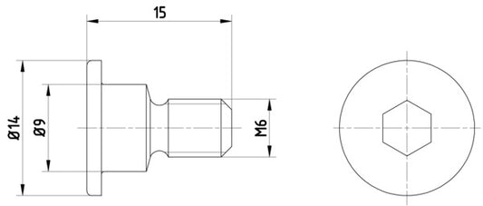 HELLA Bolt, brake disc PAG0001 8DZ355209-011