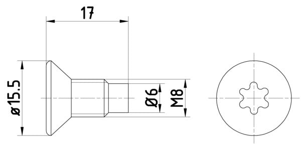 HELLA Bolt, brake disc PAG0004 8DZ355209-041