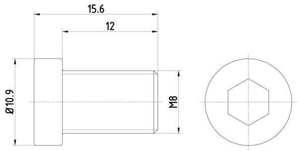 HELLA Bolt, brake disc PAG0009 8DZ355209-091