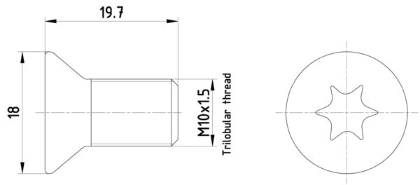 HELLA Bolt, brake disc PAG0011 8DZ355209-111