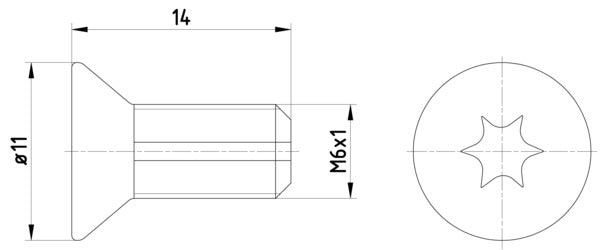 HELLA Bolt, brake disc PAG0012 8DZ355209-121