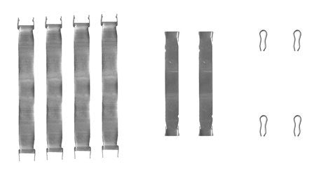 HELLA Accessory Kit, disc brake pad - K0799 8DZ355206-591