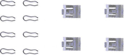 HELLA Accessory Kit, disc brake pad - K0015 - for e.g. ABARTH / ALFA ROMEO / AUTOBIANC 8DZ355202-201