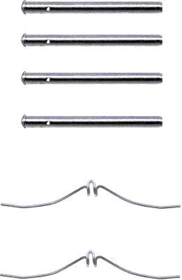 HELLA Accessory Kit, disc brake pad - K0020 - for e.g. EUNOS / MAZDA 8DZ355202-221