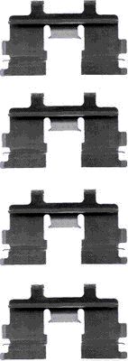 HELLA Accessory Kit, disc brake pad - K0021 - for e.g. NISSAN 8DZ355202-231