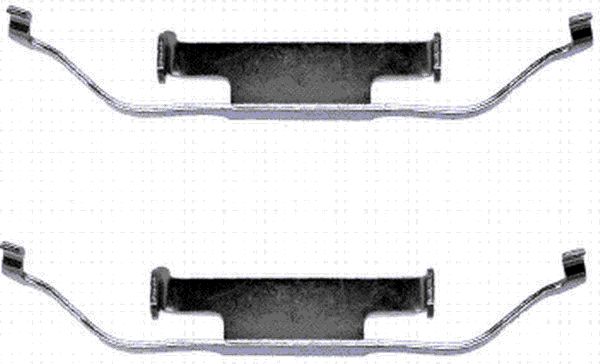 HELLA Accessory Kit, brake caliper - K0031 - for e.g. ALPINA / BMW / MG / ROVER / WIES 8DZ355201-141