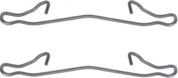 HELLA Accessory Kit, brake caliper - K0040 - for e.g. BMW / CHEVROLET / CHRYSLER / DAC 8DZ355201-161