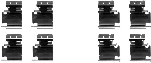 HELLA Accessory Kit, disc brake pad - K0149 - for e.g. ABARTH / ALFA ROMEO / AUDI / BY 8DZ355203-061