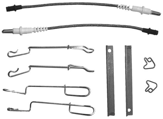 HELLA Accessory Kit, disc brake pad - K0144 - for e.g. MERCEDES-BENZ 8DZ355203-011