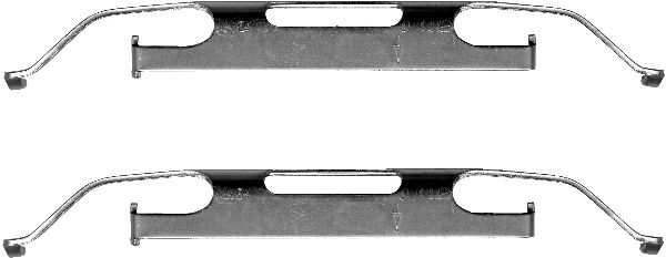 HELLA Accessory Kit, brake caliper - K0106 - for e.g. AUDI / BMW / MERCEDES-BENZ / VW  8DZ355201-291